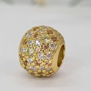 Pandora Shine gold golden mix Charm